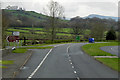 Minor Junction on the A40 near Llechfaen