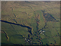 The Corrie Burn glen from the air