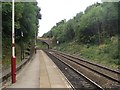 Looking north west along the platform at Woodlesford Station