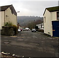 Junction of Railway Terrace and Islwyn Street, Abercarn