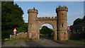 Ornamental archway at West Lodge, Letham Grange Country Club near Arbroath