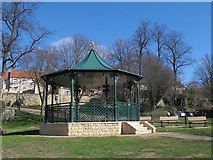 SE4048 : Bandstand by the river in Wetherby by Stephen Craven