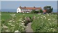 View towards Coastguard Station Cottages, Auchmithie