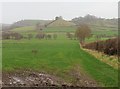 View through the mist towards Balham Hill