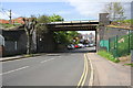 Albany Road approaching railway bridge RBS1/324