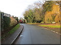 Road in Great Ness with the option to visit St Andrew