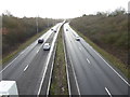 The A23 going south from the A2300 bridge