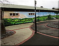 Rural mural on Trinant Community Hall, Pentwyn