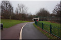 Trans Pennine Trail goes under  Meadowhall Way