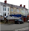 Row of houses near the southern end of Mackworth Road, Porthcawl