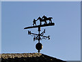 Horseman weather vane at Catton