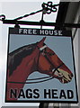 Nags Head name sign, Twyn Square, Usk