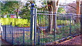 Railing detail, former Winscombe station