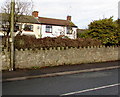 High Street wall and notice, Drybrook