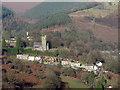 View to Christchurch, Aberbeeg, from Trinant