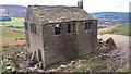 Derelict farmhouse, Pots and Pans Hill, Greenfield