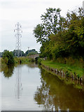SJ5243 : Llangollen Canal north-east of Grindley Brook, Shropshire by Roger  D Kidd