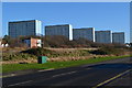 Tower blocks at Weston shore