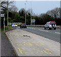 X1, X2 and X4 bus stop west of Laleston 