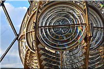 SX8237 : South Hams : Start Point Lighthouse - Fresnel Lens by Lewis Clarke