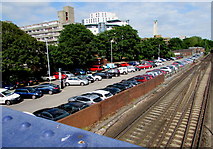 SU4112 : Car park near Southampton Central railway station by Jaggery
