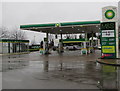 ST3091 : New Year's Day 2017 fuel prices at the BP filling station, Malpas, Newport by Jaggery