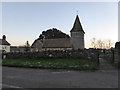 All Saints church in Norbury Shropshire in winter