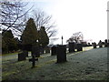 St Mary, Oxted: a frosty churchyard (b)