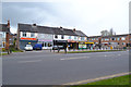 Terrace of five shops, London Road, Whitley, southeast Coventry