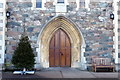 Door at Mount St Bernard Abbey