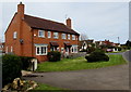 Leamington Road brick semis near Willersey