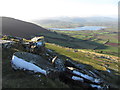 SO1627 : View to Llangors Lake from Cockit Hill by Gareth James