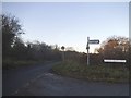 Nashes Farm Lane at the junction of House Lane