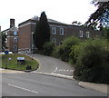 Access road to the Hatherly laboratories, University of Exeter