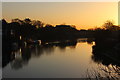 Winter sunrise over the Thames