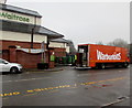 SO5012 : Warburtons lorry outside Waitrose, Monmouth by Jaggery