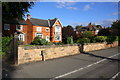 Wall outside Nos. 103 and 105 London Road