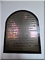 St Peter, Walton-on-the Hill: memorial (g)