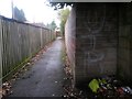 Tuckton: cans and tins left on footpath I04