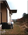 Old railway buildings at Waterhouse