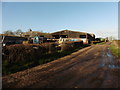 Farm buildings on Little Leaze Lane