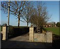 Entrance driveway, The Brambles