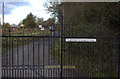 Meadow Brook stud farm gate.