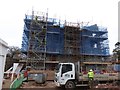 Constructing an apartment block, Exeter