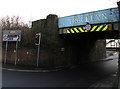 Welsh side of a railway bridge, Newbridge