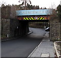 English side of Bridge Street railway bridge, Newbridge