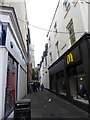 Looking from Tavern Street into Hatton Court