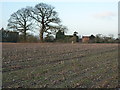 Trig point and Epps Farm