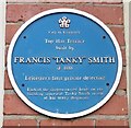 Blue plaque on Top Hat Terrace