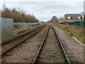 The Doncaster - Lincoln railway line at Auckley level crossing